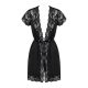 Obsessive 810-PEI-1 peignoir black L/XL