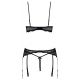 2221349 Cottelli Collection 3-Piece Shelf Bra Set - black
