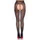 Колготки Leg Avenue Bloom Net Suspender Tights One Size Black