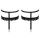 2460939 Cottelli Collection Suspender Garters Black