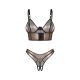 Комплект Obsessive Soranna top & crotchless thong S/M