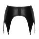 2001110 Zado Leather Suspender Belt Black