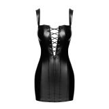 Платье Noir Handmade F363 Vixen Lace-Up Mini Dress XL