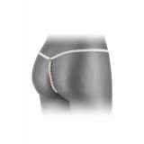 Трусики-стрінги з перлинною ниткою Fashion Secret VENUSINA White