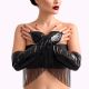 Вінілові мітенки Art of Sex - Lerona, розмір M, колір чорний