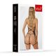 Комплект білизни - Set top and thong 11025, black XL