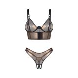 Комплект Obsessive Soranna top & crotchless thong 2XL/3XL