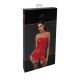 Корсет із підв'язками для панчіх Noir Handmade F368 Bombshell Fierce Corset-belt Red S