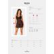 Пеньюар Obsessive Medilla chemise & thong M/L
