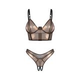 Комплект Obsessive Soranna top & crotchless thong 2XL/3XL