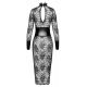 Платье Noir Handmade F375 Noirelle Lace Corset Midi dress XL