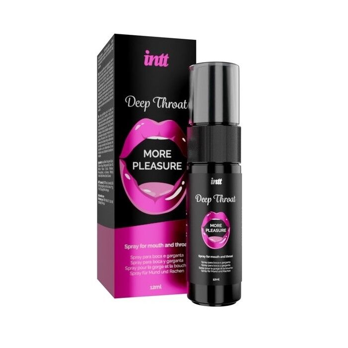 Spray Deep Throat 'intt' - Flacon 12 Ml - Neuf Et Scellé - Pour La Sensualité