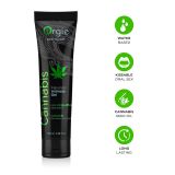 Лубрикант на водной основе Orgie Lube Tube Cannabis, 100 мл, съедобный, с маслом семян конопли