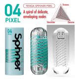 Tenga Spinner Masturbator Pixel- спиральный мастурбатор,13х4.5 см