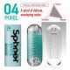 Tenga Spinner Masturbator Pixel- спиральный мастурбатор,13х4.5 см
