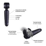 Мастурбатор-вибромассажер Manwan MAN.WAND EVO Black Plum, отлично для пар, виброминет