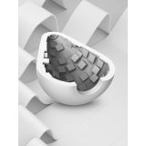 ФлешНаш Cube - мастурбатор-яйцо, 6.5х5 см