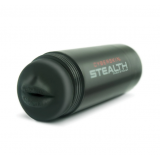 Topco Sales CyberSkin® Stealth Double Stroker, Mouth & Ass - двойной мастурбатор на присоске ротик+попка, 27х8 см