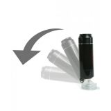 Topco Sales CyberSkin® Stealth Double Stroker, Mouth & Ass - двойной мастурбатор на присоске ротик+попка, 27х8 см
