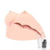 Мастурбатор Kokos Juilana Breast 2WayPlus с вибрацией и массажем