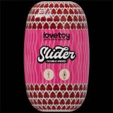 Мастурбатор - Slider Double-Ended Masturbator Ass and Vagina Flesh (пошкоджена захисна плівка)
