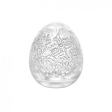 Мастурбатор-яєчко Tenga Keith Haring Party Egg White/Chrome OS