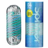 Мастурбатор Tenga Spinner 04 Pixel Cool Edition с упругой стимулирующей спиралью внутри