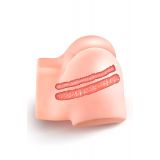Сосущая вагина-мастурбатор Real Body Real Nina, вагина и анус, с вибрацией и звуком