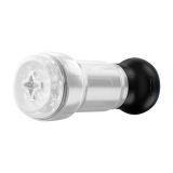 Мастурбатор Kiiroo Feel Pocket Crystal с всасывающей интерактивной насадкой PowerBlow Combo Set