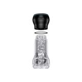 Мастурбатор Kiiroo Feel Pocket Crystal с всасывающей интерактивной насадкой PowerBlow Combo Set