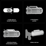 Мастурбатор - Knights Ring Vibrating Dual Purpose Sleeve-Drip