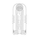 Мастурбатор "Tenga Rolling Head Cup" 15х6 см