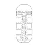 Мастурбатор Tenga Air Cushion Cup, 15х6 см