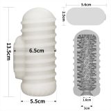 Мастурбатор - Knights Ring Vibrating Dual Purpose Sleeve-Wavy