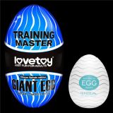 Мастурбатор - Traning Master Giant Egg Masturbator Blue