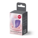 Набір менструальних чаш Fun Factory FUN CUP EXPLORE KIT, 2 шт, Multicolored Violet, об’єми 20 та 30 мл