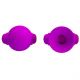 Зажими для сосків - Pretty Love Vibrating Nipple Suckers Purple