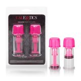 Вакуумные помпы для сосков Vacuum Twist Suckers (розовый)