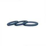 Topco Sales Hombre Snug-Fit Silicone Thin C-Rings - комплект эрекционных колец, 3,1- 4,4- 5 см (синий)
