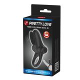 Ерекційне кільце - Pretty Love Vibrant Penis Ring II Black