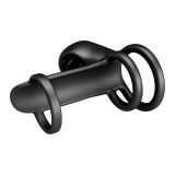 Насадка на член - Pretty Love Vibrating Penis Sling Jammy Black