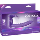 Насадка для двойного проникновения Silicone Double Pene Rabbit