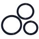 Ерекційні кільця - Silicone Cock Ring set 3 pcs