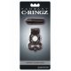 Эрекционное кольцо с вибрацией Infinity Super Ring Black (черный)