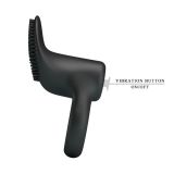 Эрекционное кольцо - Pretty Love Cobra Penis Ring Vibrating Black