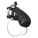 Fantasy C-Ringz Hardcore Silicone Cock Blocker - Black