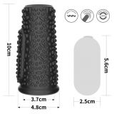 Насадка на член - Vibrating Drip Knights Ring Black