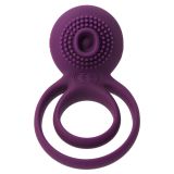 Двойное эрекционное кольцо с вибрацией Svakom Tammy Violet