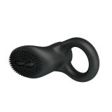 Эрекционное кольцо - Pretty Love Cobra Penis Ring Vibrating Black