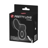 Эрекционное кольцо - Pretty Love Cobra Penis Ring Vibrating Black